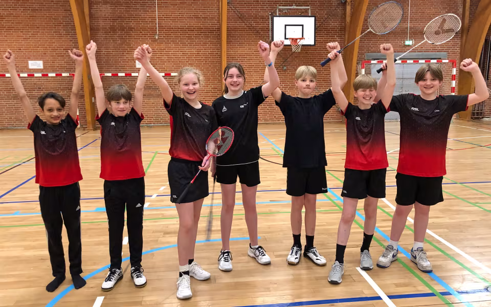 U11 holdet fra venstre Rasmus, William, Lukas, Jeppe, Nicklas og Malvin