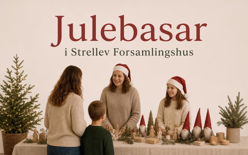 Julebasar i Strellev Forsamlingshus