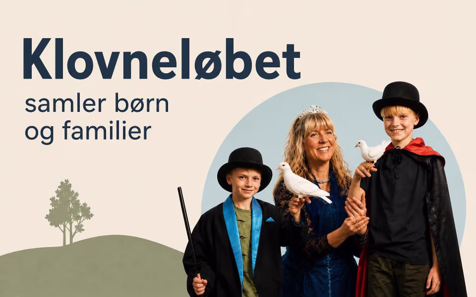 Klovneløbet samler børn og familier