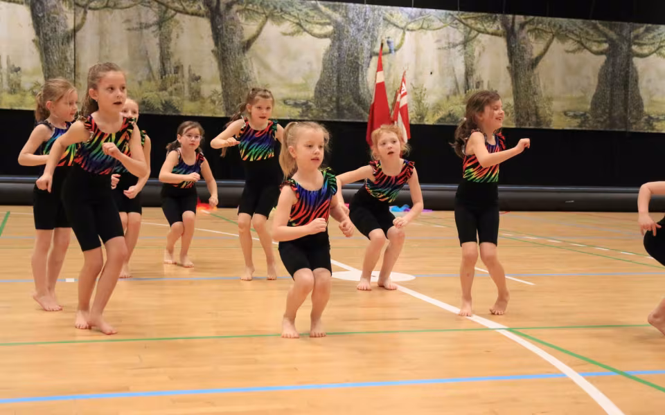 Forårsstemning i Outrup med GUB Gymnastik