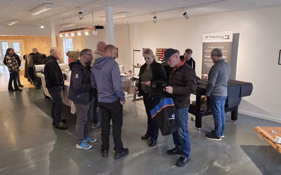 Stor interesse ved åbent hus hos AP Polstring