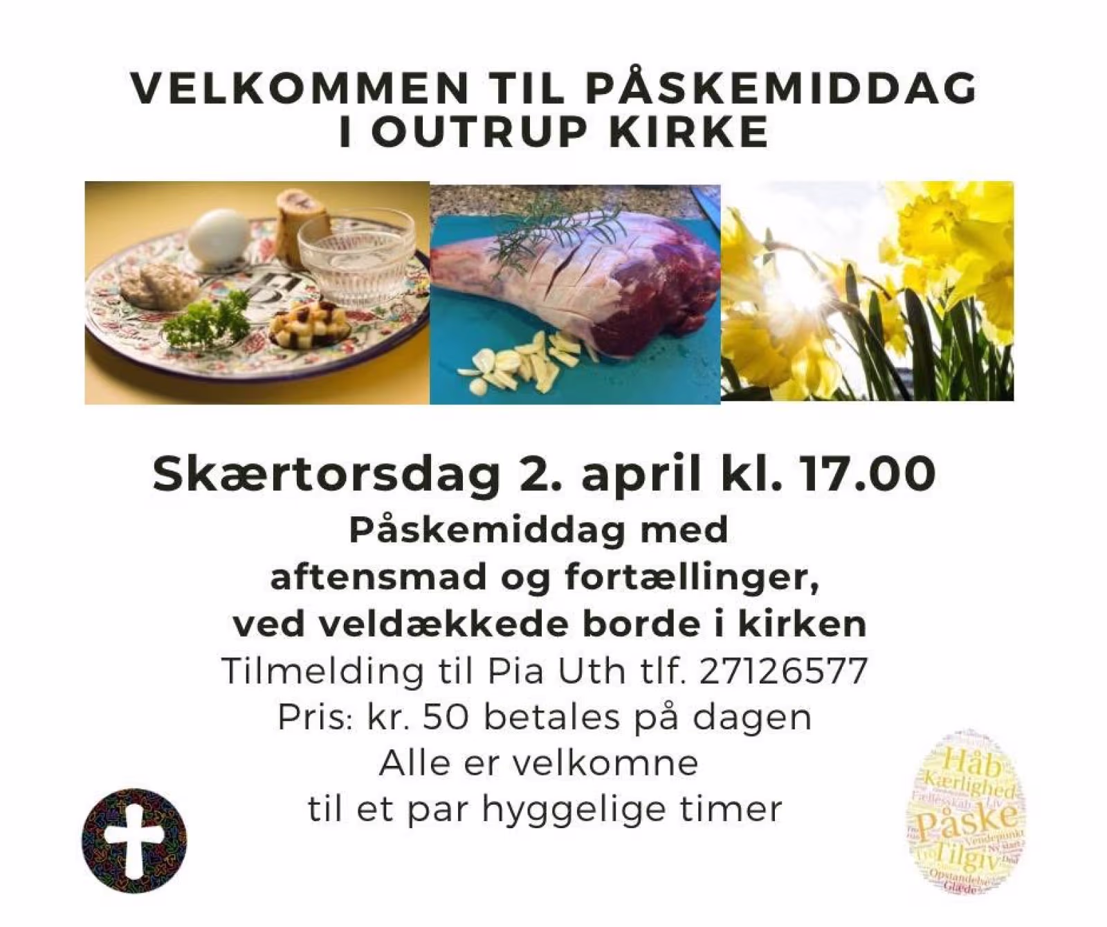 Påskemiddag i Outrup Kirke