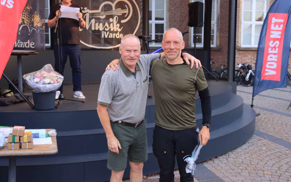 Sponsorløb skabte fest på torvet