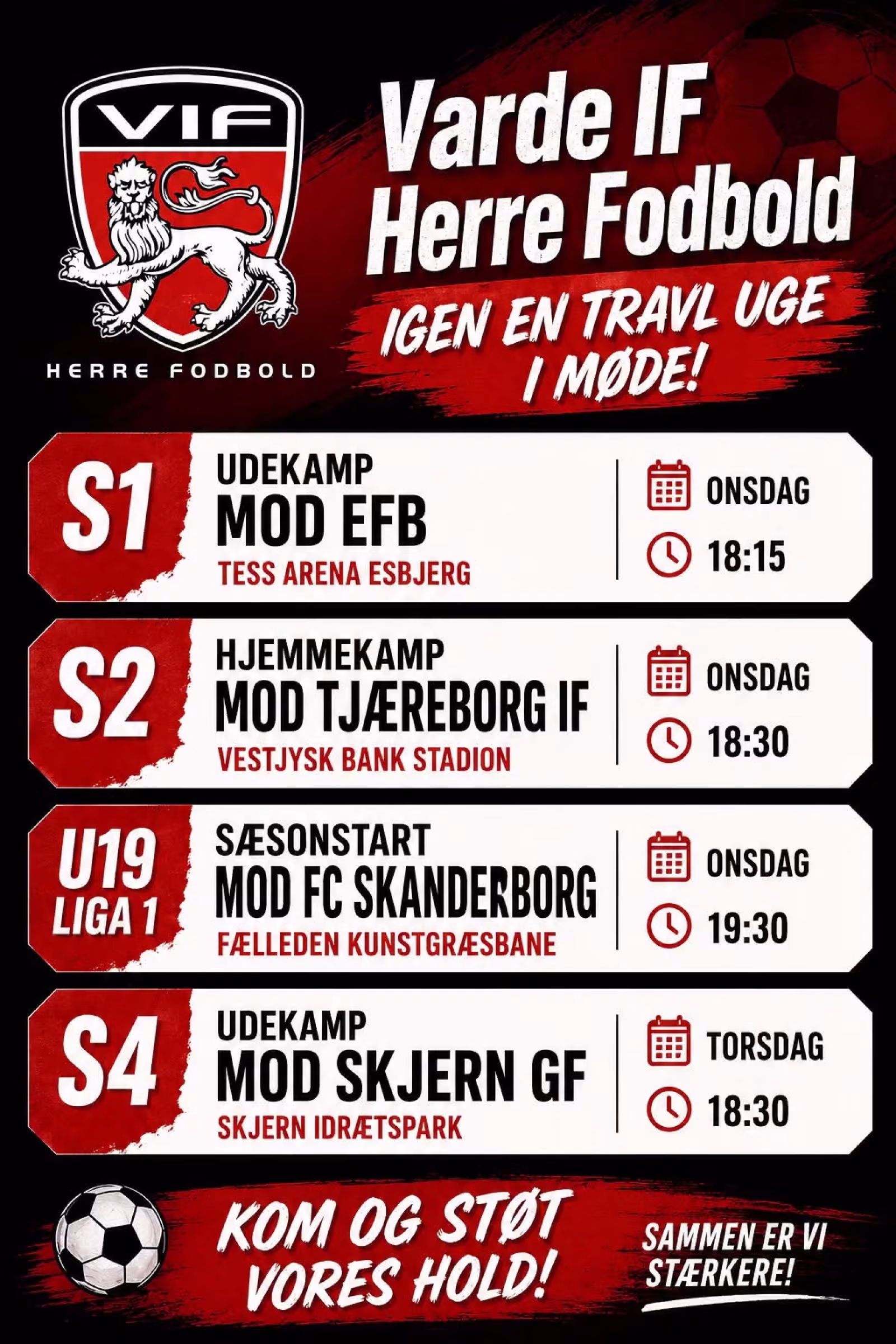 Travl fodbolduge venter VIF