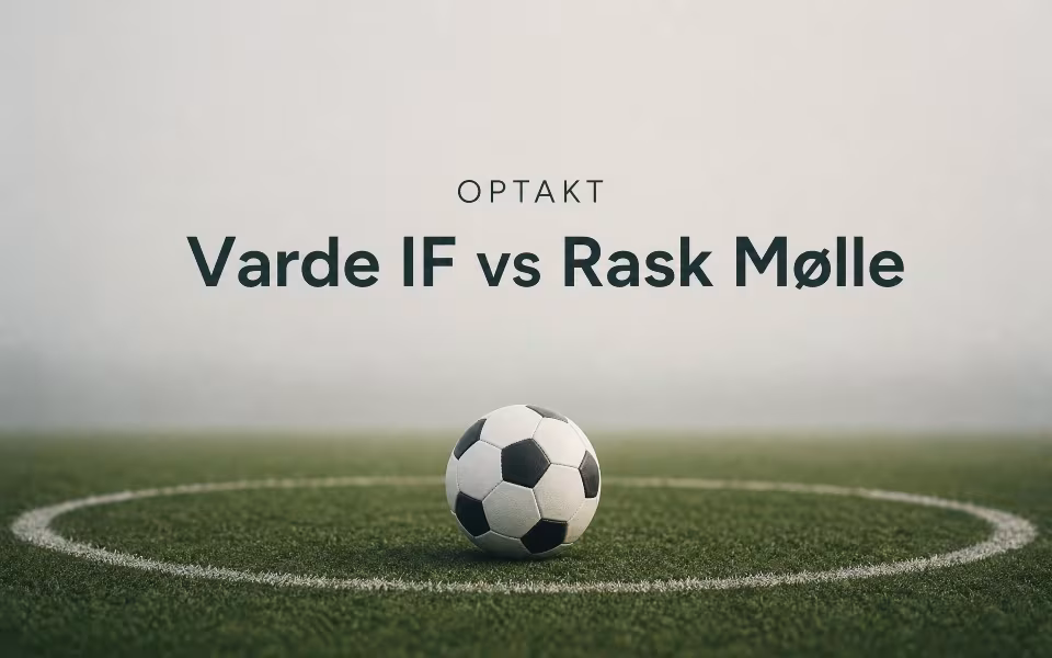 Optakt Varde IF vs Rask Mølle