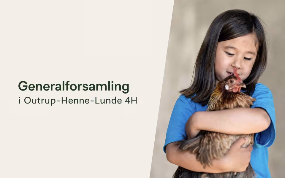 Generalforsamling i Outrup-Henne-Lunde 4H