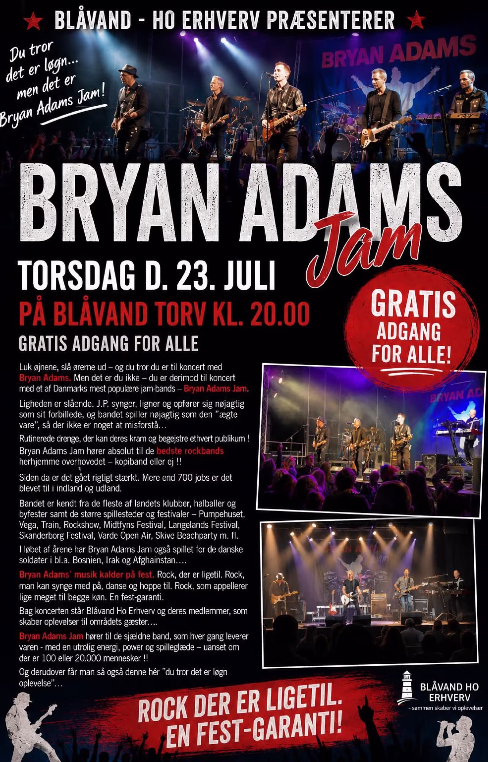 Rockfest rammer Blåvand Torv