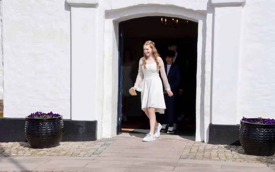Solrig konfirmation i Outrup Kirke