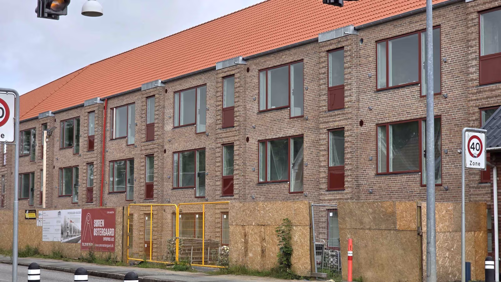 Østerbro, byggeri tager form