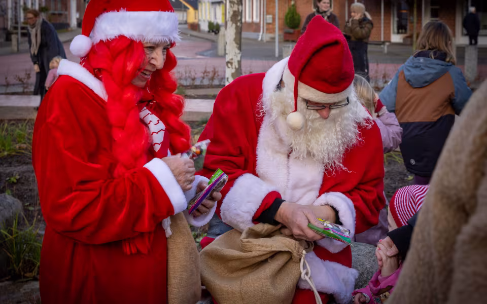 På jagt efter Julemanden i Ansager
