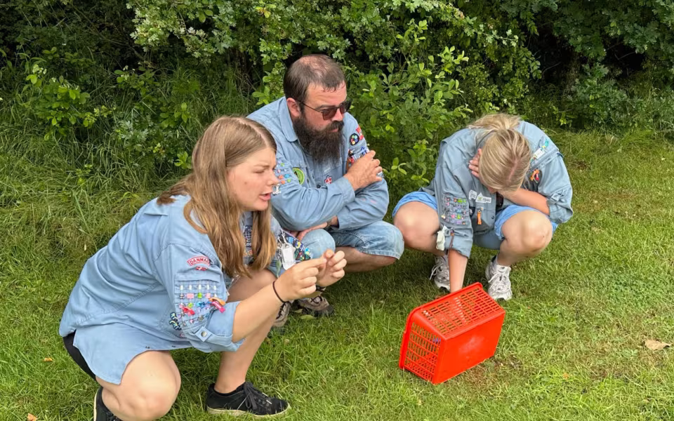 Ansager FDF på sommerlejr