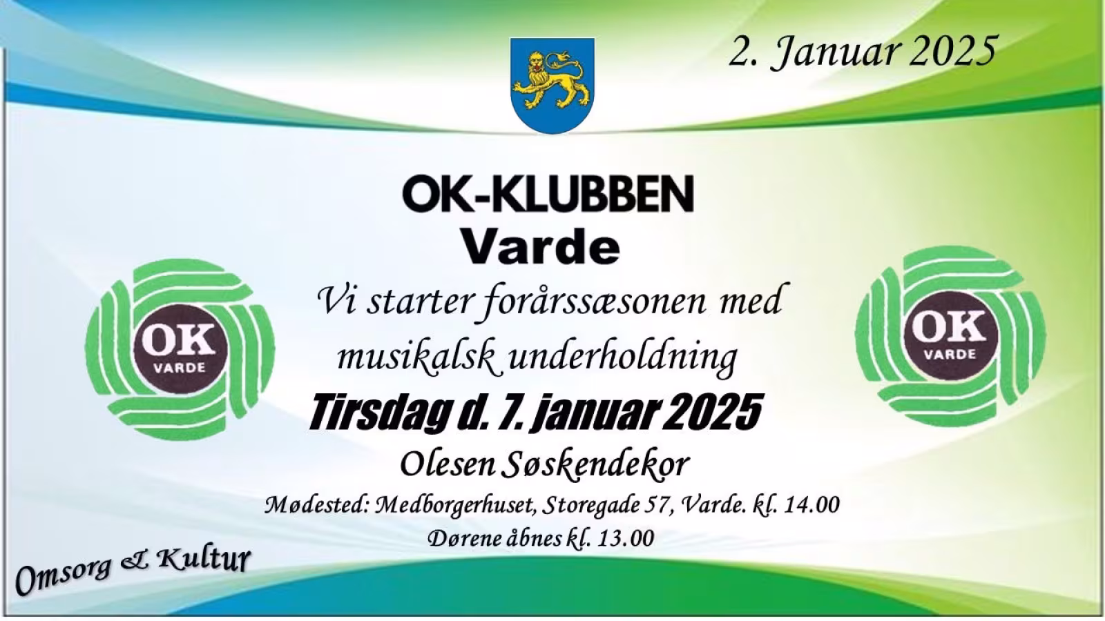 Forårssæson med musik i Varde