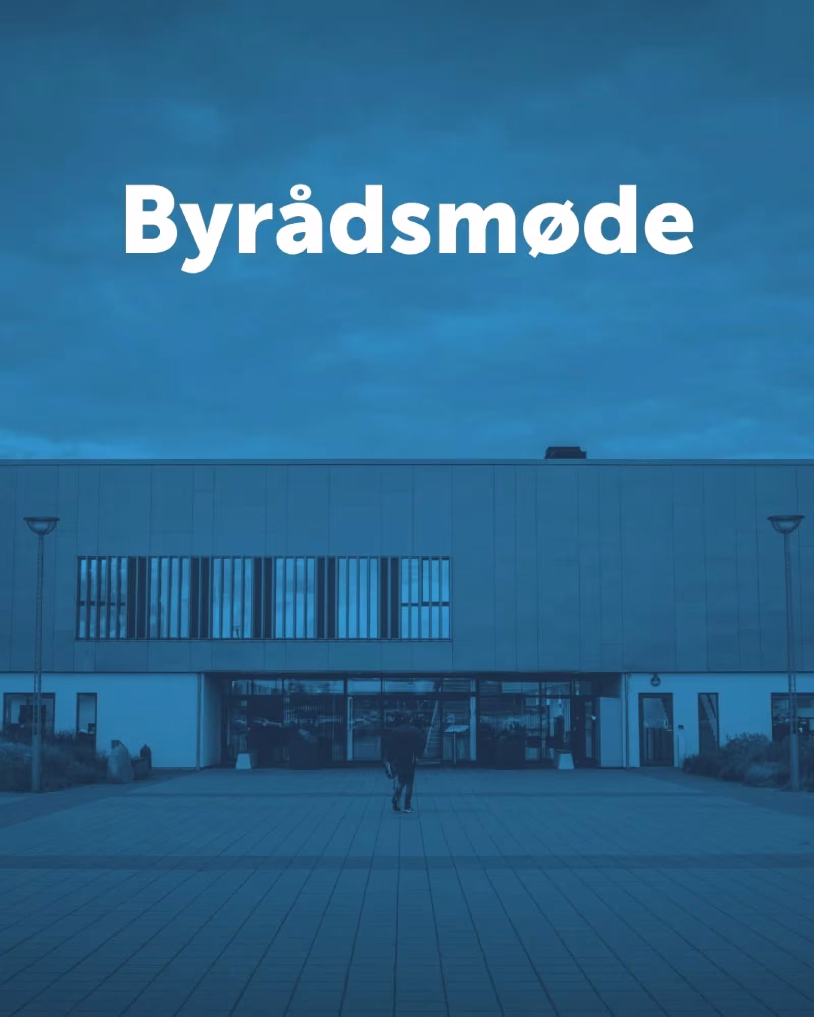 Politikerne samles på rådhuset