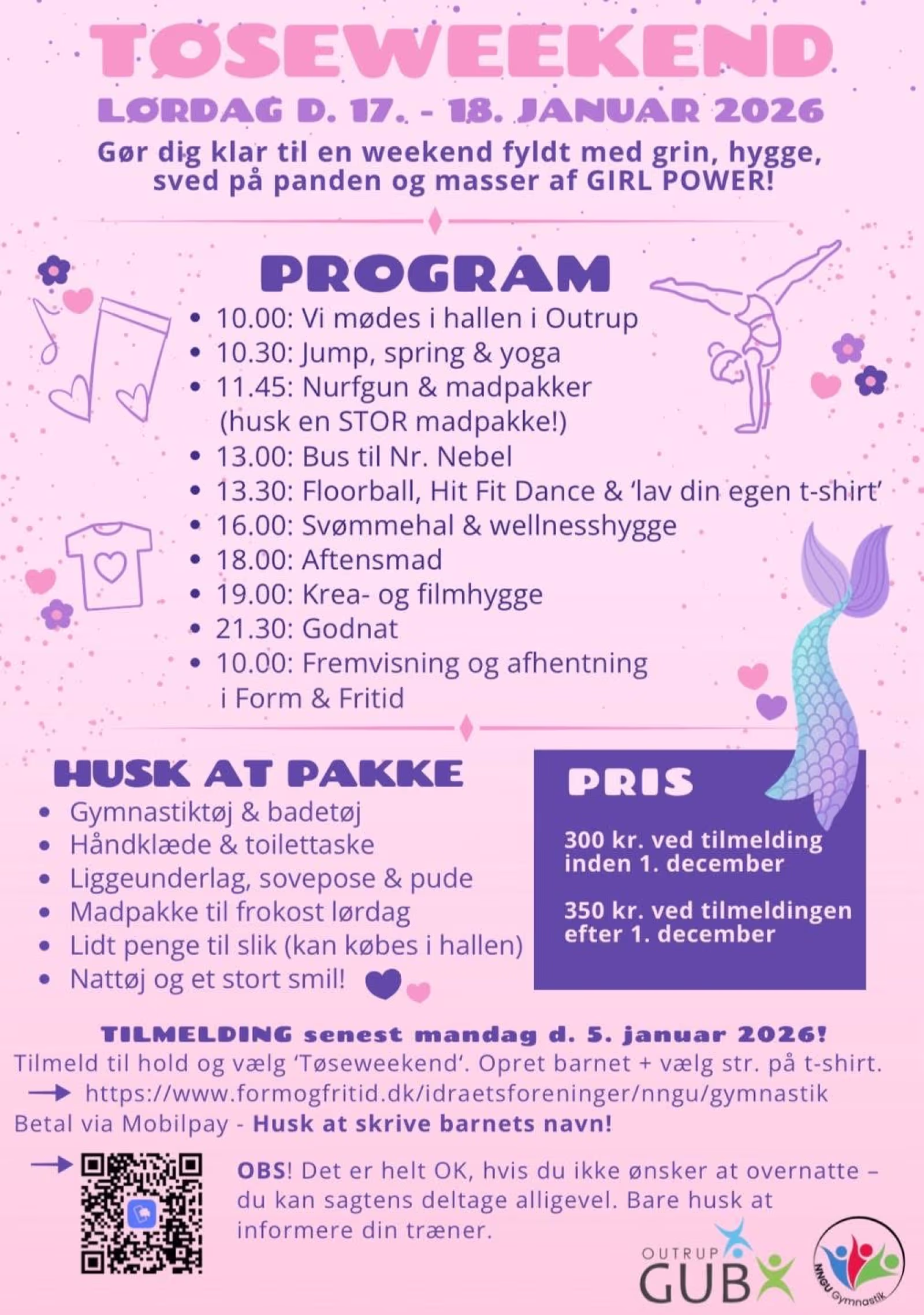 Tøseweekend 2026 fuld af sjov