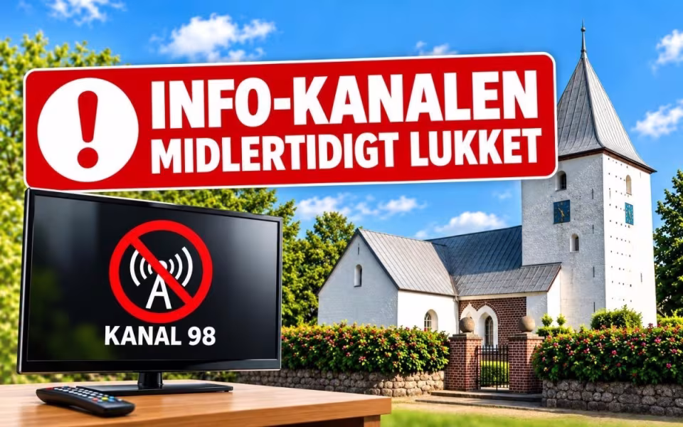 Støj lukker midlertidigt infokanalen på kanal 98