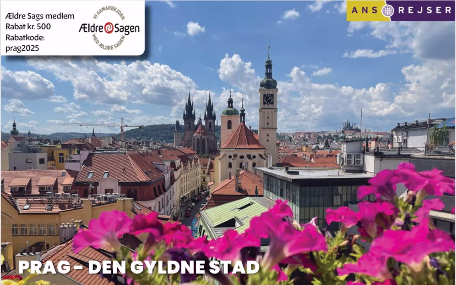 På bustur til Prag i 5 dage med Ældre Sagen Ølgod, skal du med..