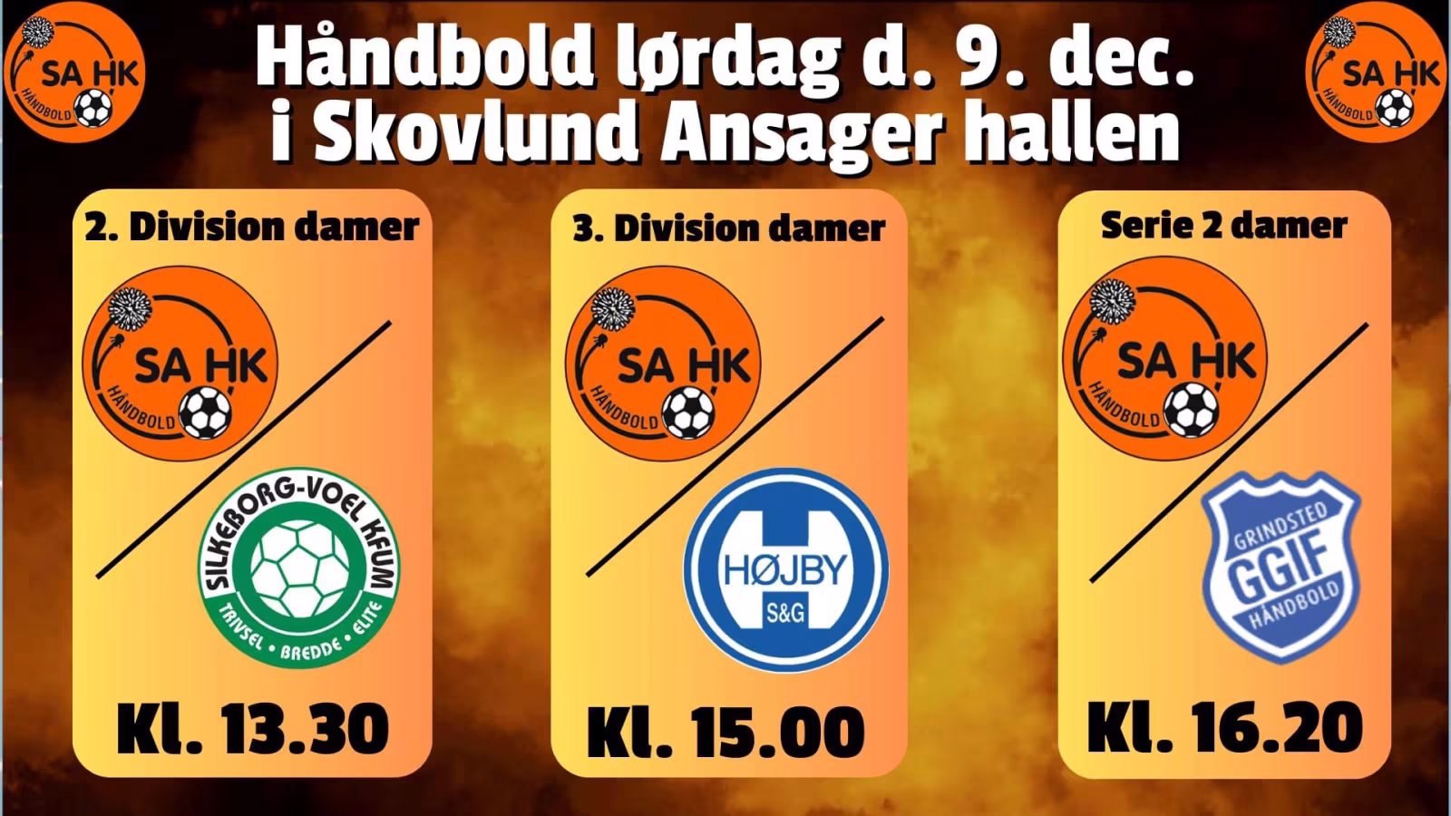Stor Håndboldfest i Skovlund Ansager Hallen