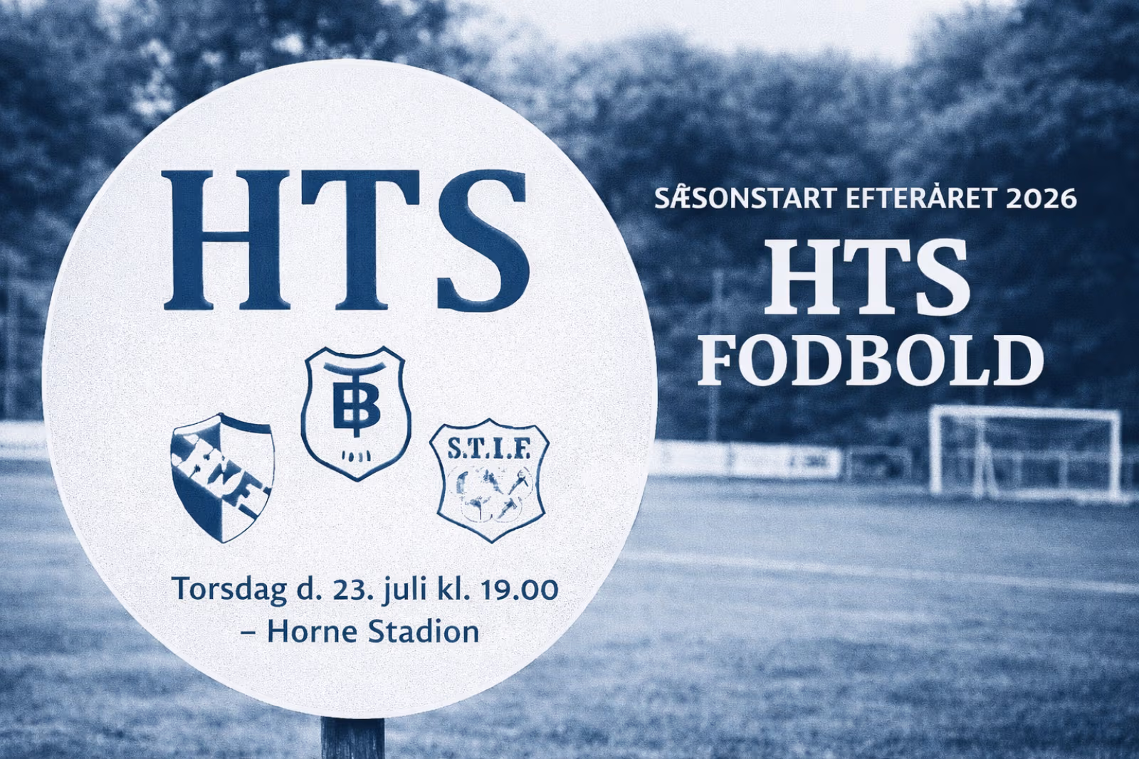 Sæsonstart efteråret 2026 HTS Fodbold