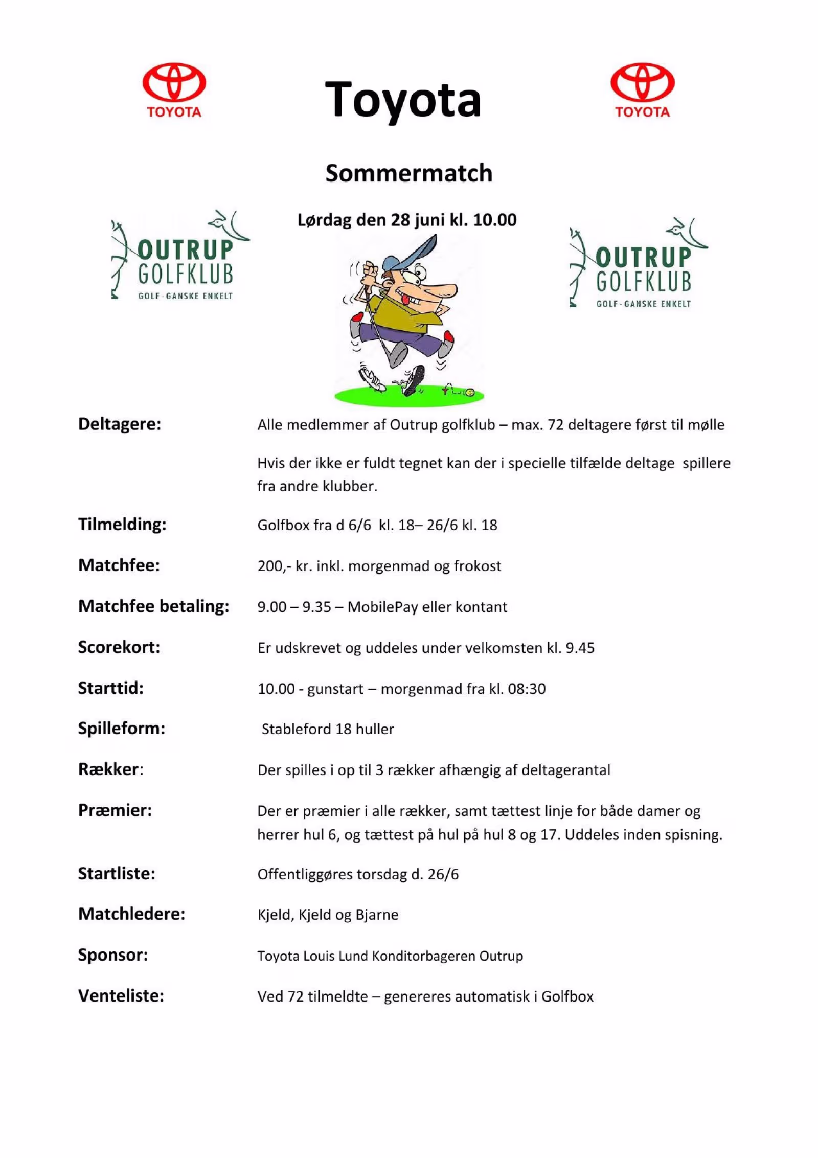 Outrup Golfklub Sommermatch