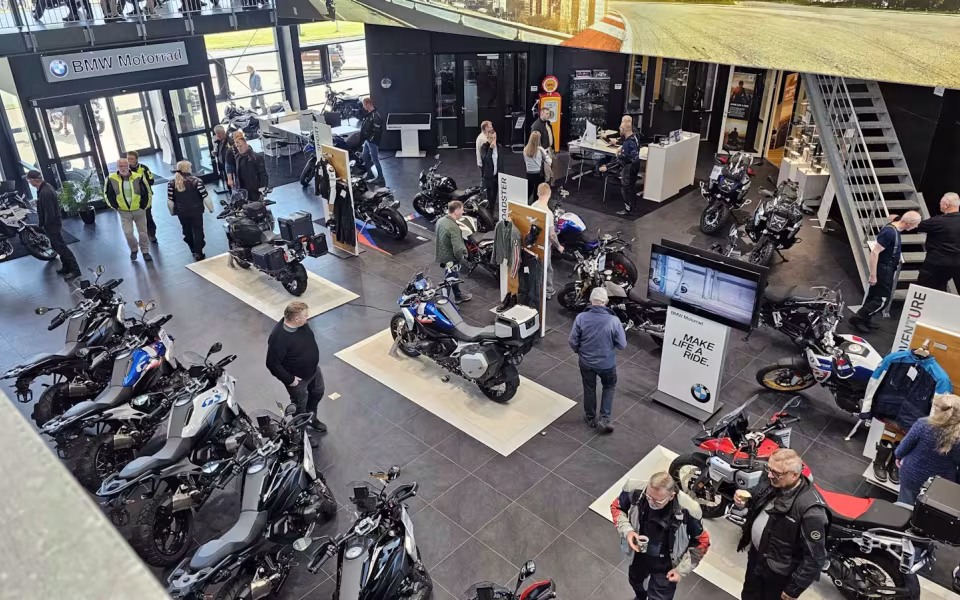 bød Xpedit BMW Motorrad forhandler i Ølgod velkommen til et åbent hus-arrangement.
