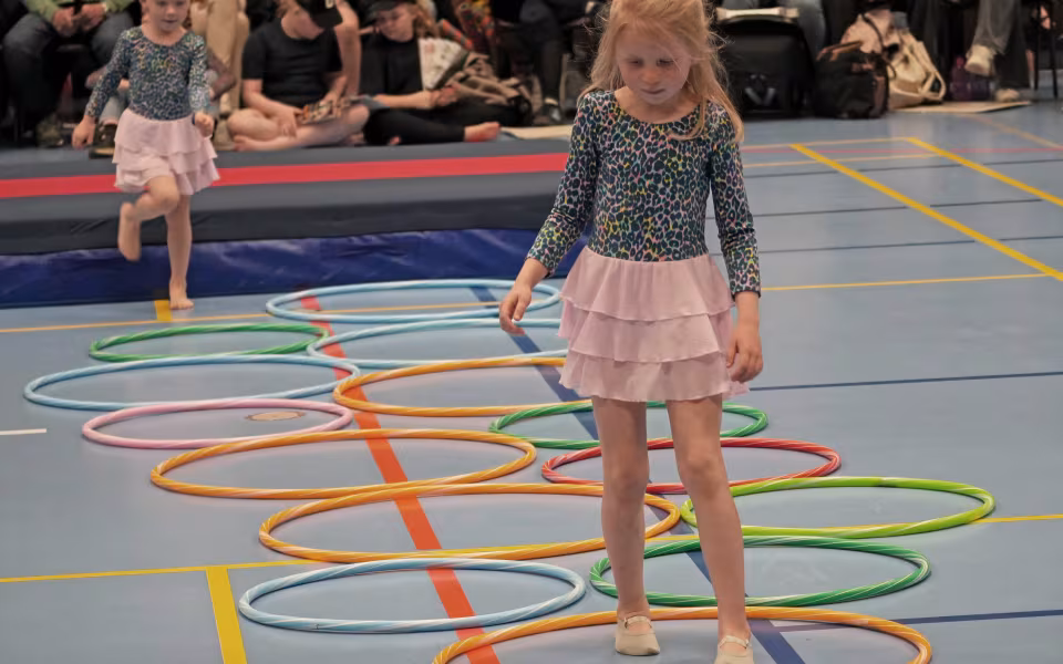 Gymnastikopvisning 2025 i Skovlund-Ansager Hallen