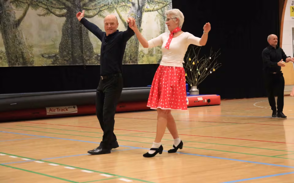 Forårsstemning i Outrup med GUB Gymnastik
