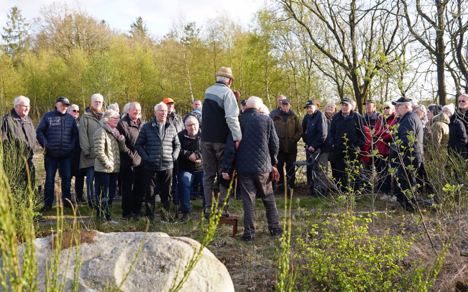 80 år efter afsløring af mindesten over skovrejsning på Haltrup Hede, blev begivenheden mindet.