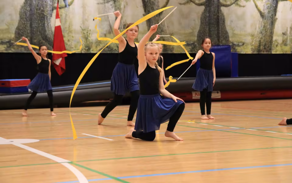 Forårsstemning i Outrup med GUB Gymnastik