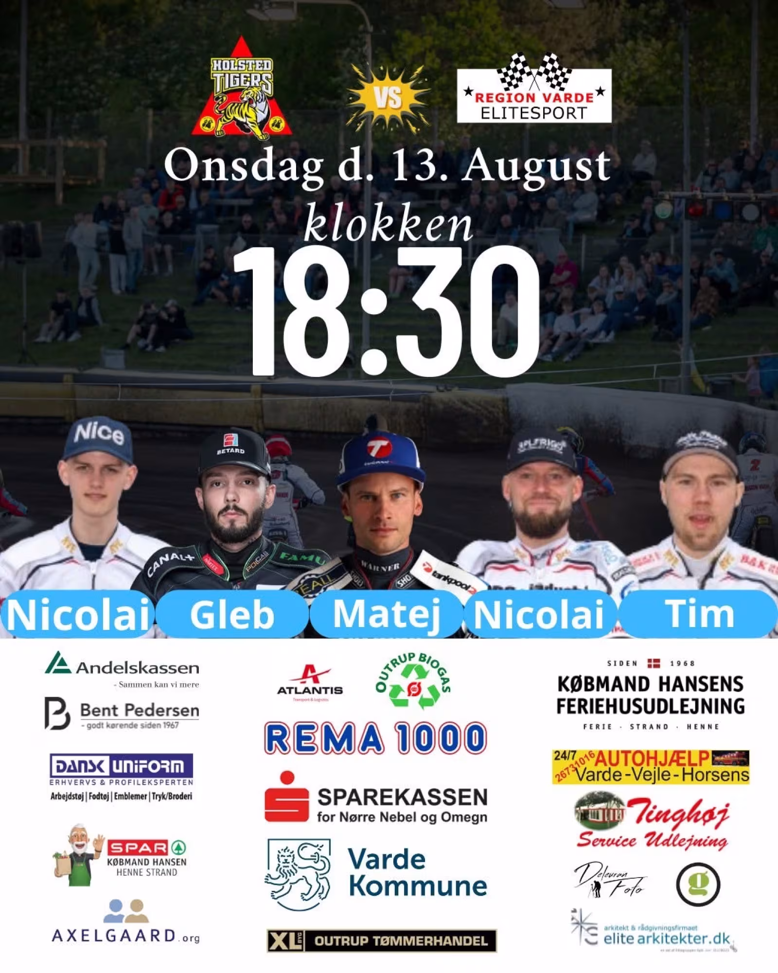 Region Varde møder Holsted Tigers