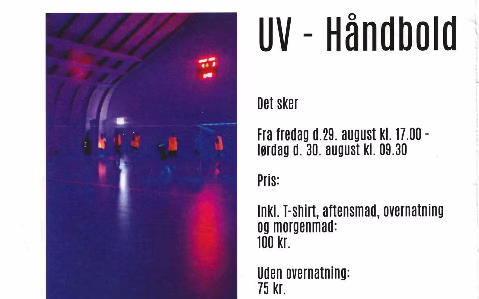 UV - Håndbold i Hodde Tistrup Hallen