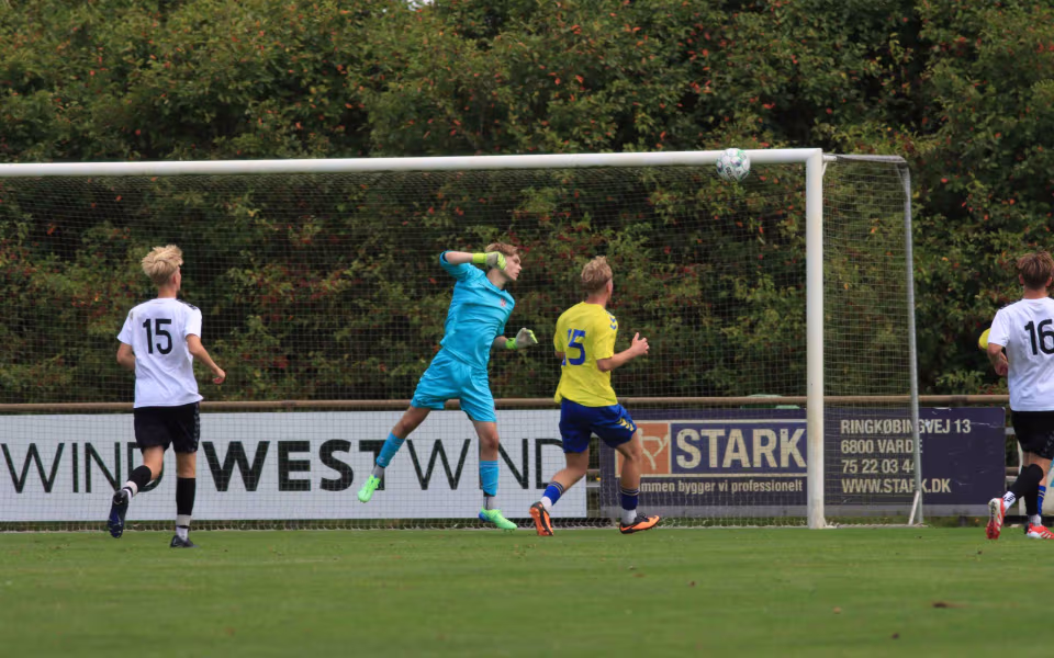 U-19 drenge fordobler point med remis