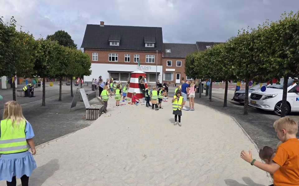 Billeder fra festlig indvielse af Tistrup By-Strand