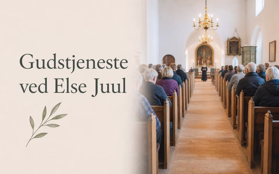 Gudstjeneste ved Else Juul