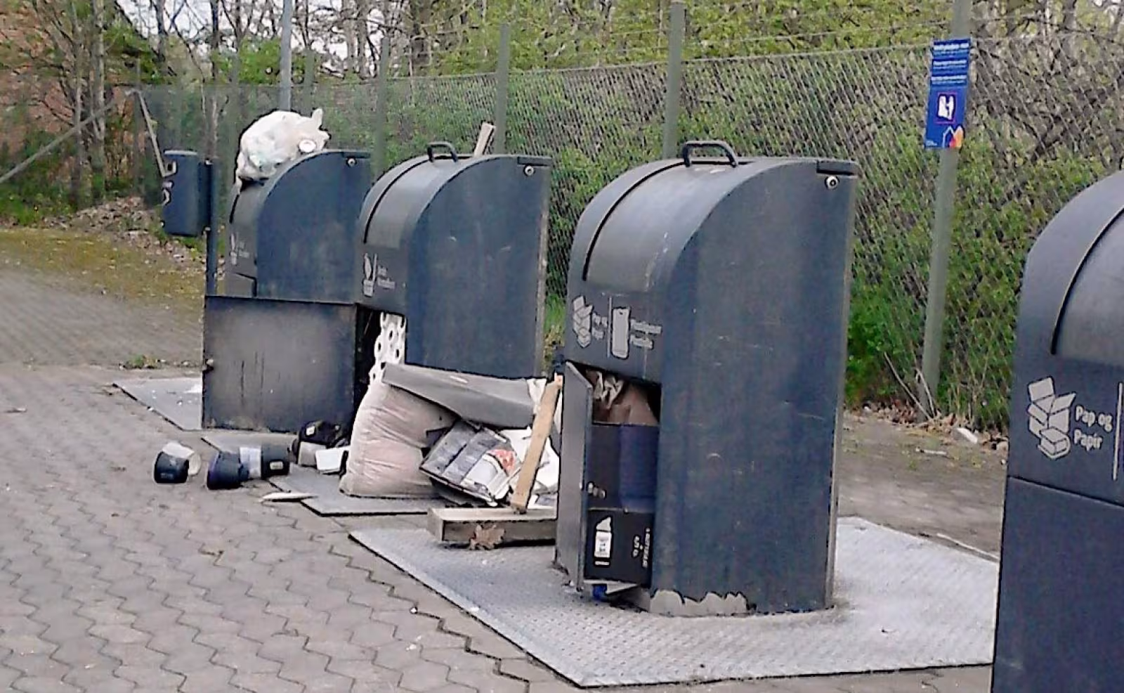 Billedet er taget om eftermiddagen, søndag den 28. april 2019.