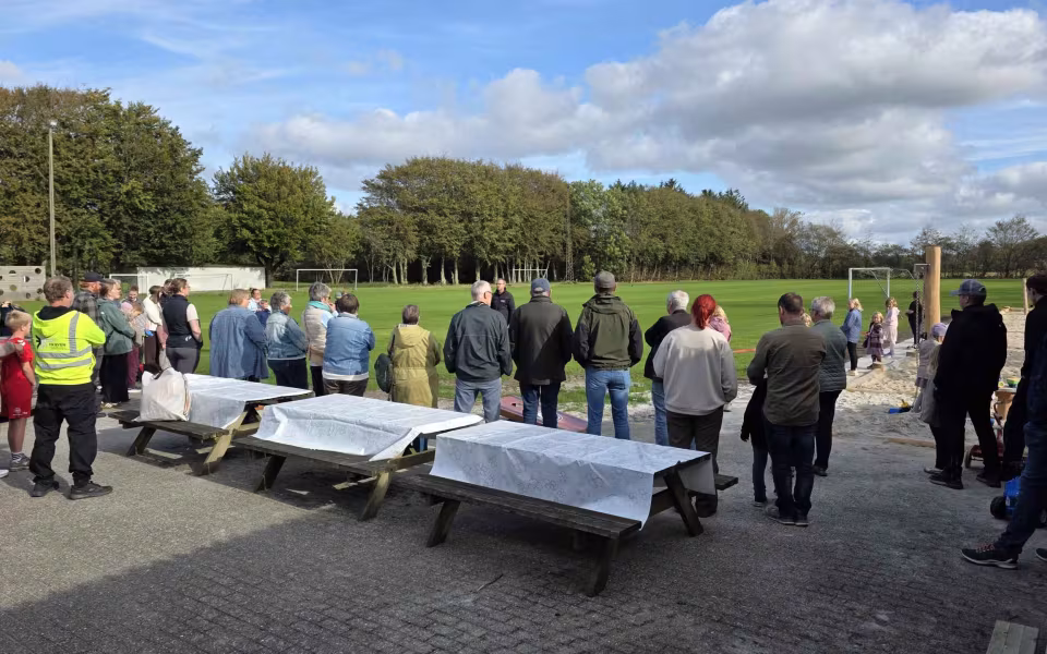 Ny legeplads indviet på Krusbjerg Stadion