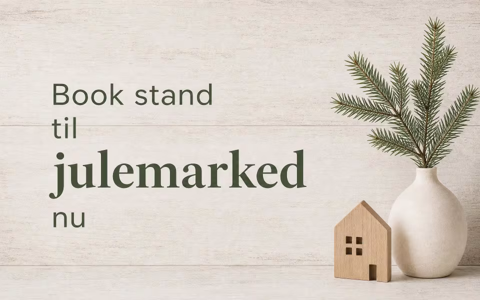 Book stand til julemarked nu