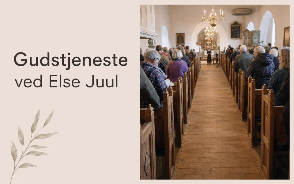 Gudstjeneste ved Else Juul