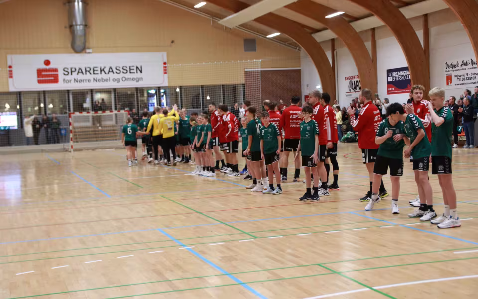 Blåbjerg HK  fejrer håndboldfest trods nederlag