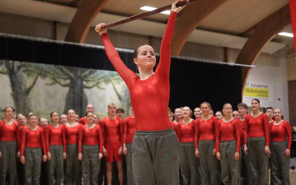 Forårsstemning i Outrup med GUB Gymnastik