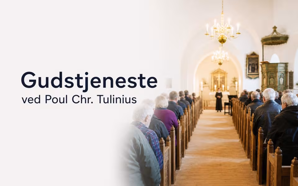 Gudstjeneste ved Poul Chr. Tulinius