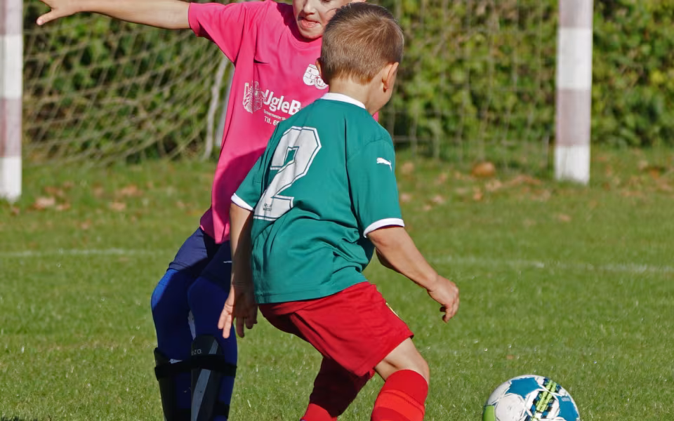 Skovlund/Ansager U9 drenge mødte Krogager B på Skovlund Stadion søndag den 25. september 2022