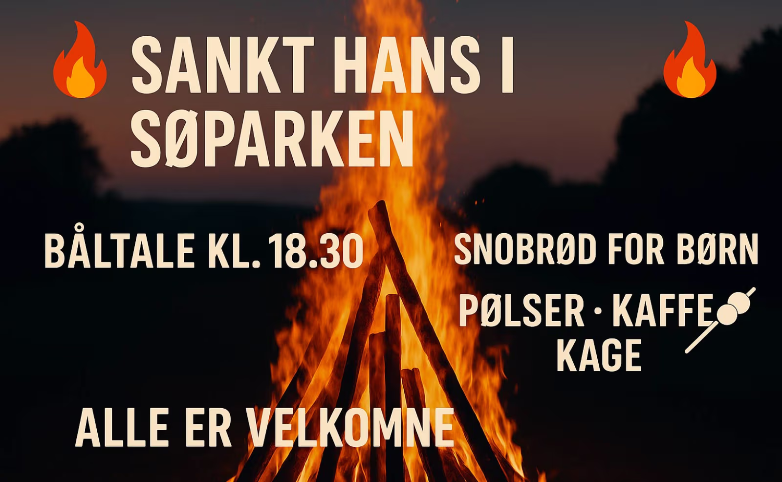 Sankt Hans i Ansager Søpark