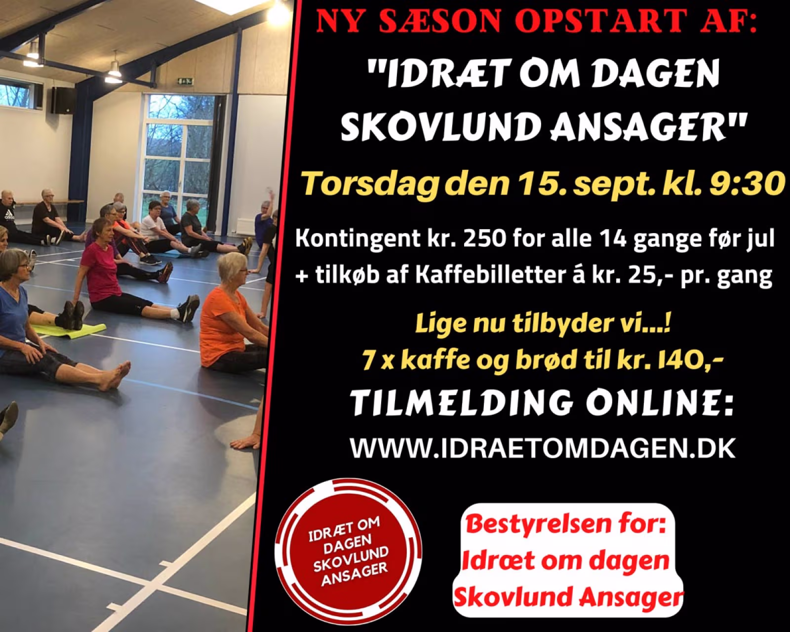 Opstart Idræt om dagen Skovlund Ansager