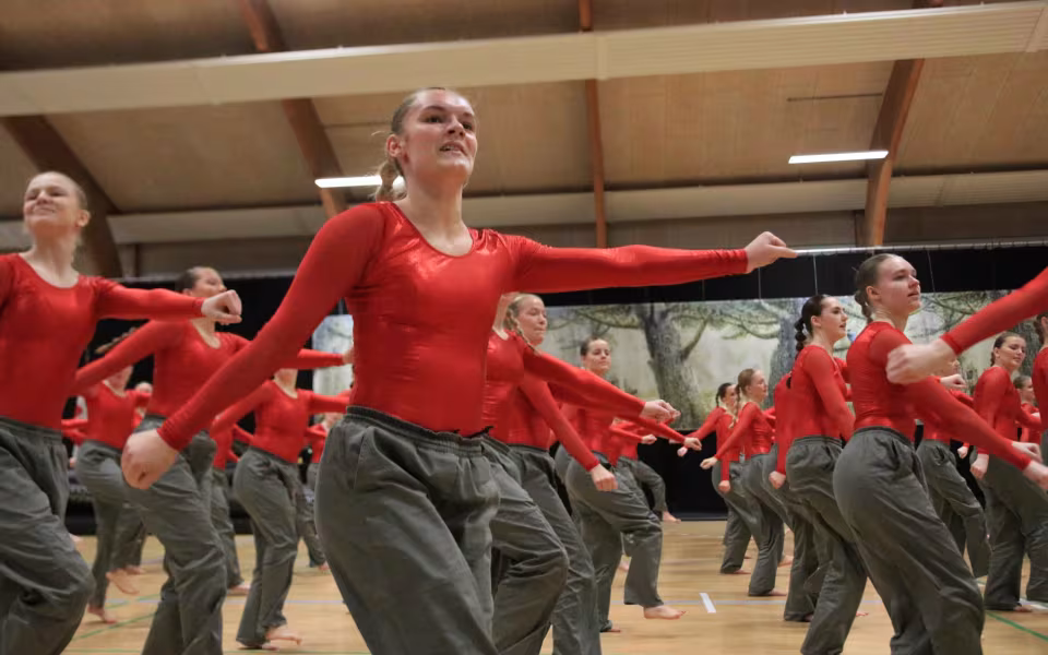 Forårsstemning i Outrup med GUB Gymnastik