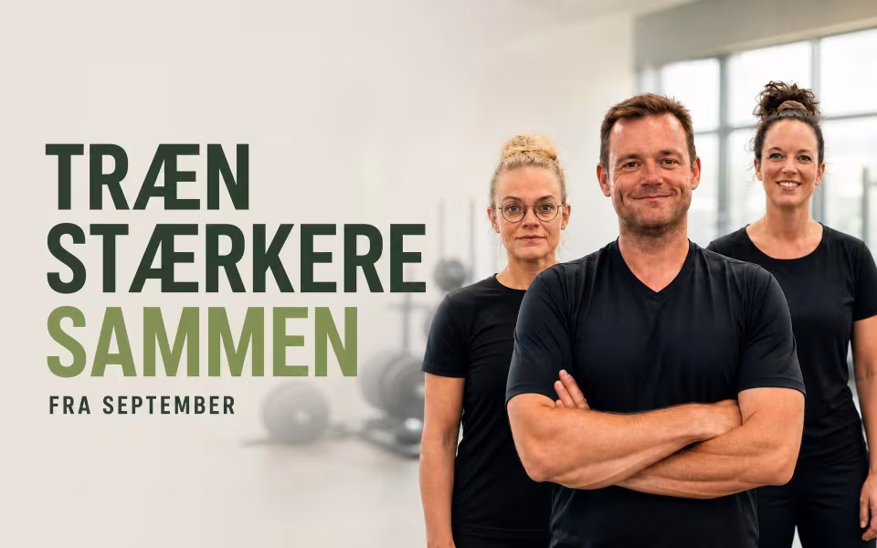 Træn stærkere sammen fra september