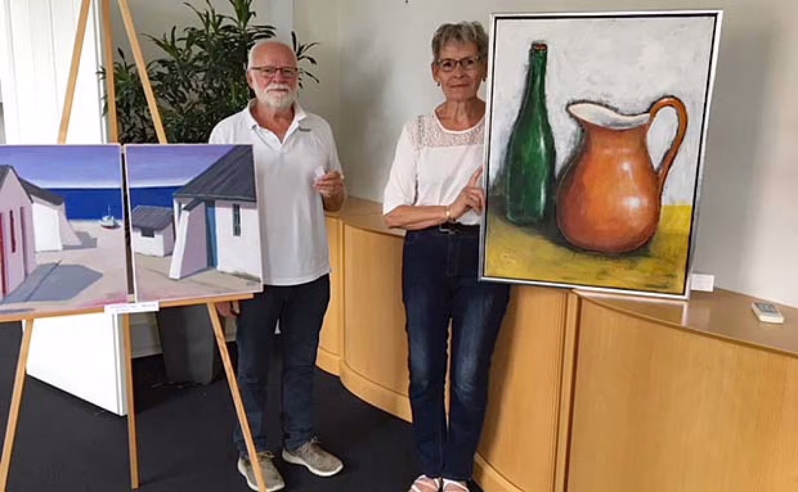 Tage Brøgger og Bente Vad Larsen udstiller i Det Kreative Hus i Ansager fra den 17. august 2018