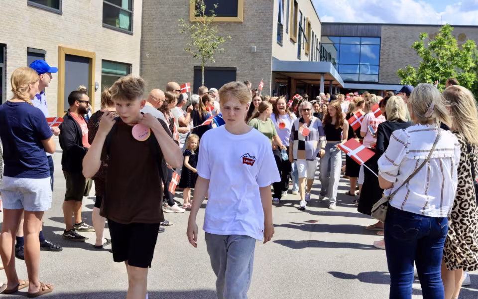 Ferie og udklapning på Frello Skolen