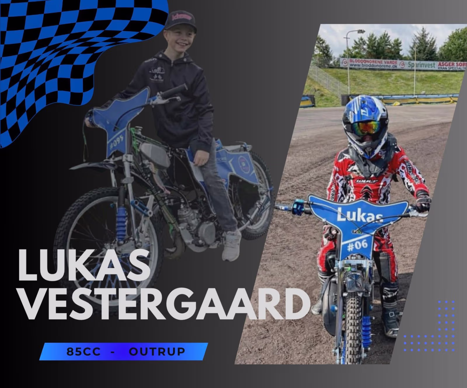 Lukas Vestergaard satser på speedway