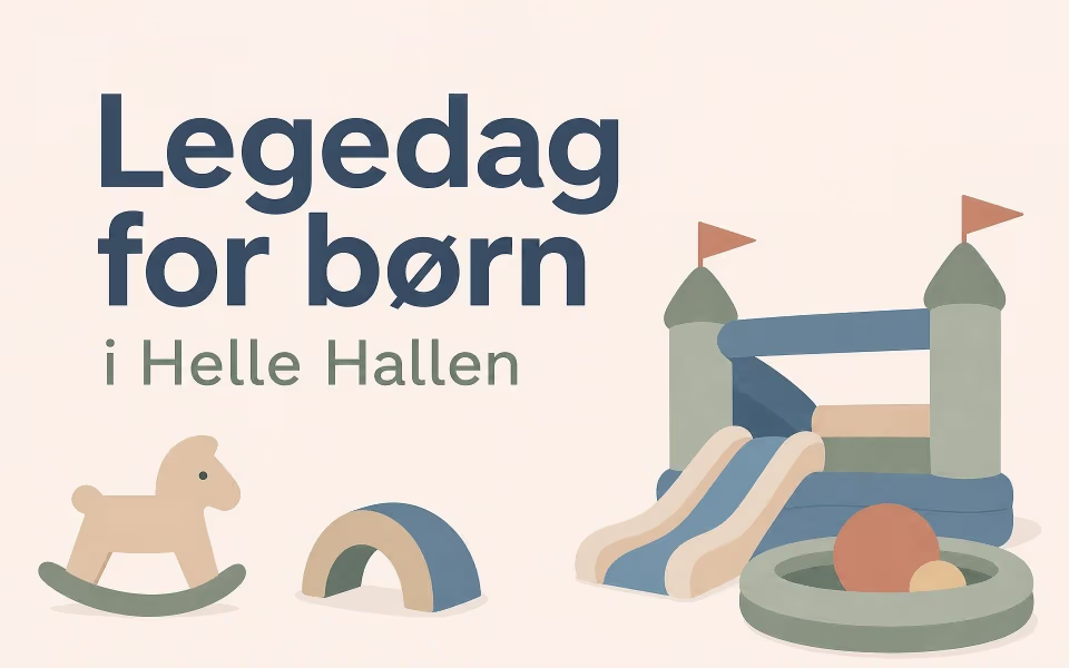 Legedag for børn i Helle Hallen