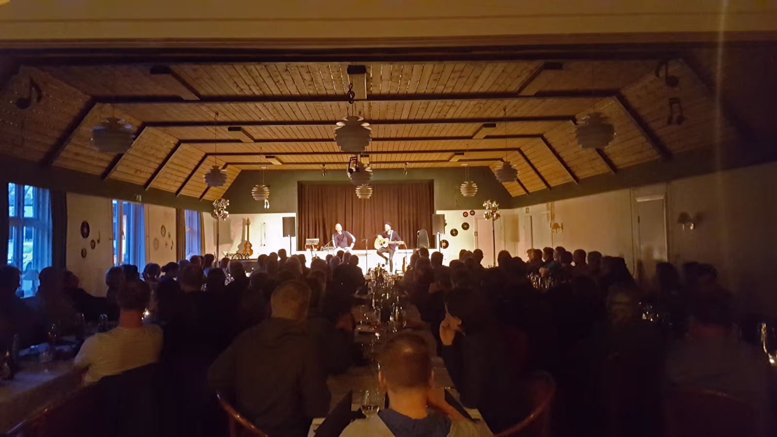 Andreas Bo og Andreas Flagenberg på Ansager Musik Hotel